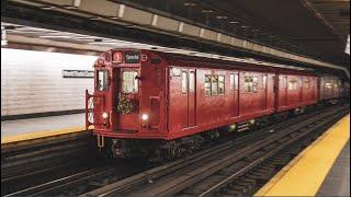 Train of Many Colors - Riding From Times Square to Chambers St.