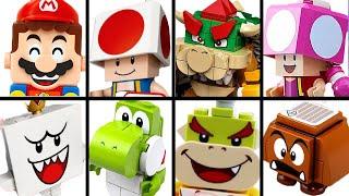 Lego Mario All Sets, All Characters, & All Bosses Super Mario Compete Set Unboxing and Trailer