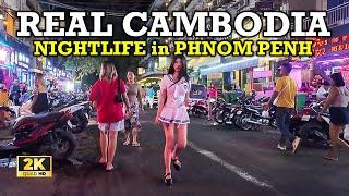 NIGHTLIFE: How Is Phnom Penh, Cambodia Now 2024? | [2K]