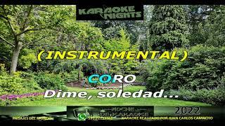 Soledad - Leoni Torres KARAOKE (COVER)