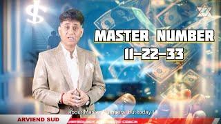 Master Number Kon Se Hote Hai  | Numberlogy FT Arviend Sud @arviendsud