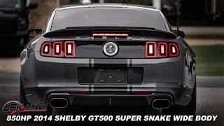 Baddest Mustang Ever! 2014 Shelby GT500 Super Snake Wide Body - JFK Auto