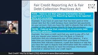 FREE Credit Coaching and Credit Repair Strategies from Credit Coach Bianca Zamora