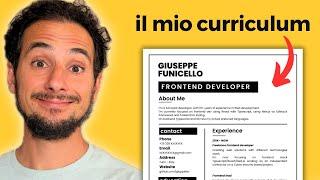 Il Curriculum PERFETTO da Developer nel 2025?  GUIDA