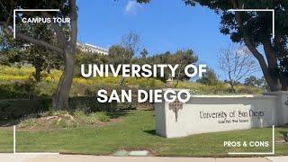 University of San Diego Campus Tour with Pros & Cons