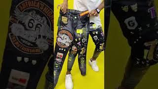 full funky damage pant for men #fashion #funky jeans (plz subscribe)