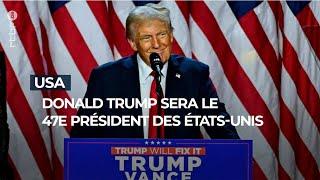 Donald Trump sera le 47e président des États-Unis- RTBF Info