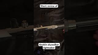 Short review of anakin skywalker lightsaber xenopixel #starwars #disney #shorts #youtubeshorts