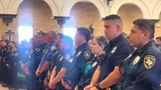 Laredo ISD PD Participates in Blessing of the Badges