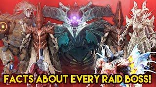 A Fun Fact About Every Raid Boss In Destiny History