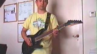 Electric guitar - Beat It guitarsolo Michael Jackson [Joey Soplantila] improvisation solo