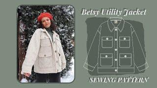 DIY Teddy Utility Shacket + PDF Pattern | LYDIA NAOMI