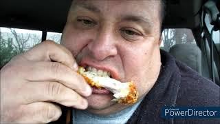 Joey Eating Chicken