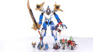 LEGO Ninjago Jay's Titan Mech 71785 review! Cohesive, stable, large mech with big weapons