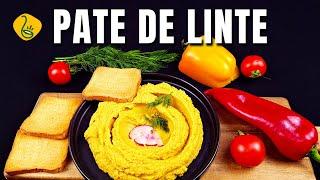 Pate vegetal de linte - reteta vegana, dar se poate pregati si in varianta vegetariana