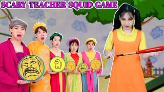 Squid Game Trò Chơi Con Mực Trốn Tìm Đèn Đỏ | Scary Teacher 4D Squid Game 2021 | MIU MIU TV