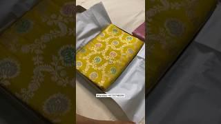 Pure Katan Silk Saree With Price | banarasi saree | @JMSHandlooms #viral #shorts