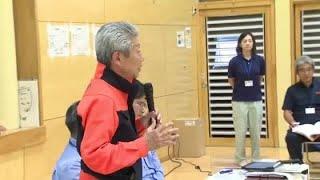 町が茶色に…豪雨被害の珠洲市大谷町 泉谷市長が訪れ住民に今後の見通し説明「浄水場の復旧は2カ月位で」 (2024年9月30日)