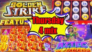 Thursday 4 mix $800. 3 out of 4 got bonus games. Bull rush Electric cash Golden strike Go for Grand