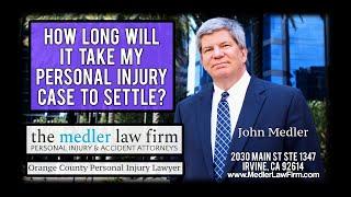 How Long Will It Take My Personal Injury Case To Settle?