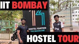 IIT Bombay Hostel Full Tour|| All Details H14 || Gaming TV Music Room | Terrace View || Must Watch