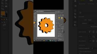 3d material in Adobe illustrator #youtubeshorts #tutorial #illustrator #trending #alanwalker #logo