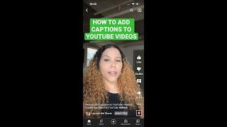 How to add captions to YouTube videos | Create Subtitles for YouTube #short
