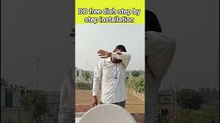 DD free dish step by step installation #popularvideo