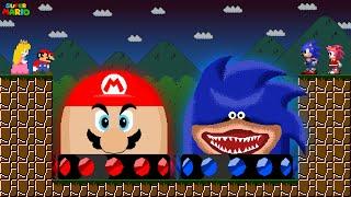 Can Mario Press the Ultimate Switch Shin Sonic Tapes in New Super Mario Bros. Wii?