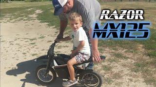 Patrick Gets His Own E-Dirtbike | Razor MX125