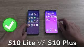 Samsung Galaxy S10 Lite vs Samsung Galaxy S10 Plus:  Comparison - speed test and camera comparison