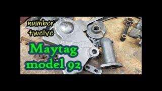 Maytag model 92 hit and miss engine rust removed twelve