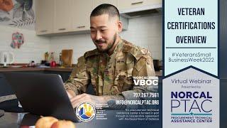 Certification Overview for Veteran-Owned Businesses