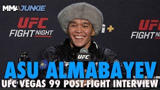 Asu Almabayev Calls His Shot After UFC Win, "Give Me One Chance For the Belt" | UFC Vegas 99