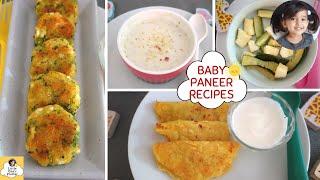 Paneer recipes for baby | Paneer recipes for toddlers | 4 Yummy paneer recipe ideas for baby