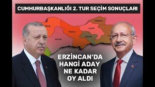 Cumhurbaşkanlığı 2. Tur Erzincan Seçim Sonuçları