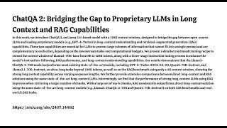 ChatQA 2: Bridging the Gap to Proprietary LLMs in Long Context and RAG Capabilities