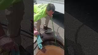 jetting Walmart sewer with the US Jetting 4018