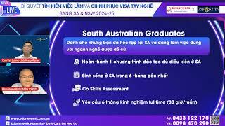 Livestream | Bí Quyết Tìm Kiếm Việc Làm Và Chinh Phục Visa Tay Nghề Bang SA & NSW 2024-25