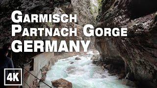 Partnach Gorge Garmisch-Partenkirchen GERMANY 2021• Real Time Virtual Walking Tour in 4K ASMR