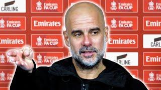 'The FA Cup ball is NOT PROPER! NOT GOOD!!' | Pep Guardiola EMBARGO | Man City 3-1 Plymouth Argyle