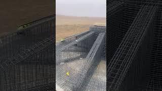 Construction of wind power base binding process