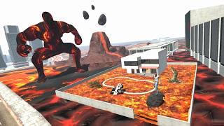 Franklin Fight Lava God in Indian Bike Driving 3D