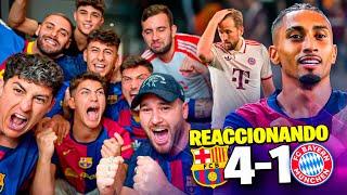 REACCIONANDO al BARÇA 4-1 BAYERN MÚNICH ¡Raphinha eres DIOS!