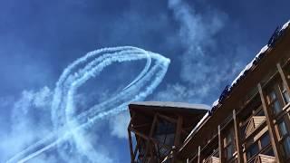 Loopings in Courchevel Dec 20, 2017