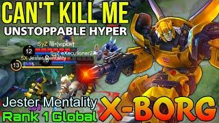 You Can't Stop Me! X.Borg Deadly Jungler - Top 1 Global X.Borg by Jester Mentality - MLBB