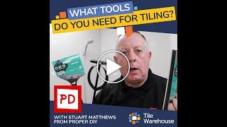 What tools do you need for tiling?