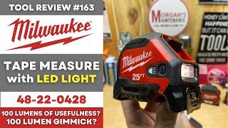 Milwaukee LED LIGHT Tape Measure - Useful or Gimmick? #tools #milwaukee #new   48-22-0428