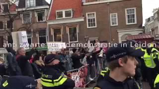 Today anti black piet  demonstration in Leiden Nederlands