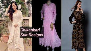 Different Style Chikankari Suit Designs Collection||Chicken Suit 2020